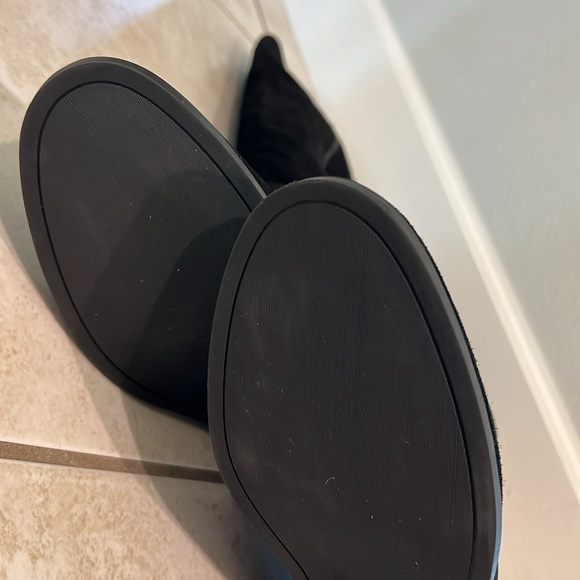 NWOT Marc Fisher Impulsa Black Suede Leather Boots - Picture 7 of 8